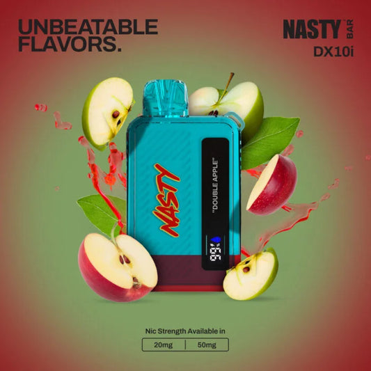 NASTY BAR 10000 PUFFS 5% DOUBLE APPLE