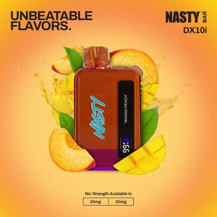 NASTY BAR 10000 PUFFS 5% MANGO PEACH