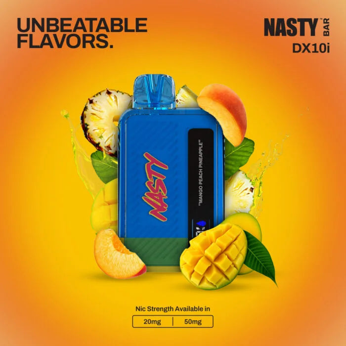 NASTY BAR 10000 PUFFS 5% MANGO PEACH PINEAPPLE