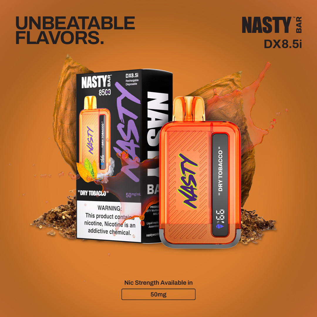 NASTY BAR 8500 PUFFS 2% DRY TOBACCO