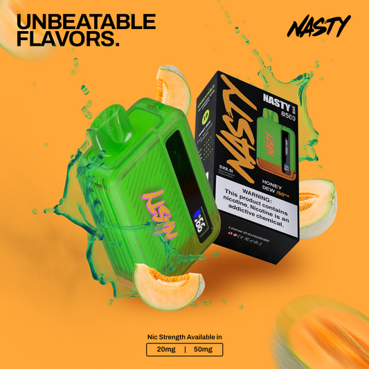 NASTY BAR 8500 PUFFS 2% HONEY DEW