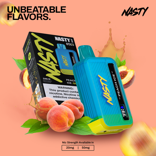 NASTY BAR 8500 PUFFS 2% JUICY PEACH