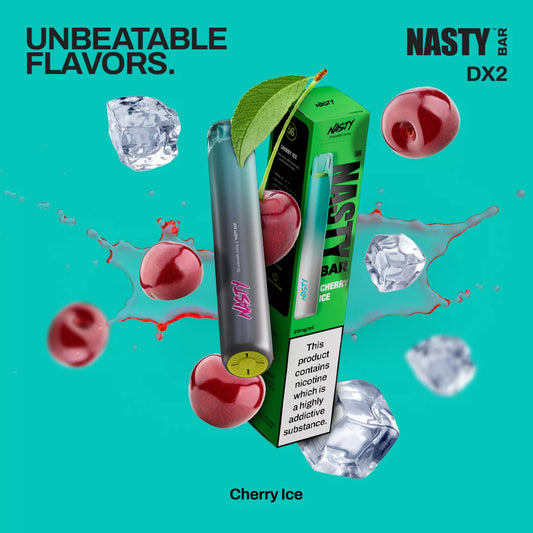 NASTY DX2 600 CHERRY ICE 2%