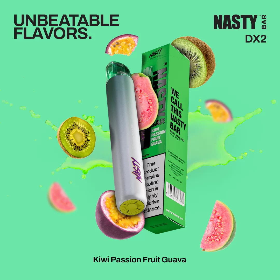 NASTY DX2 600 KIWI PASSION GUAVA 2%