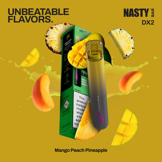 NASTY DX2 600 MANGO PEACH PINEAPLLE 2%