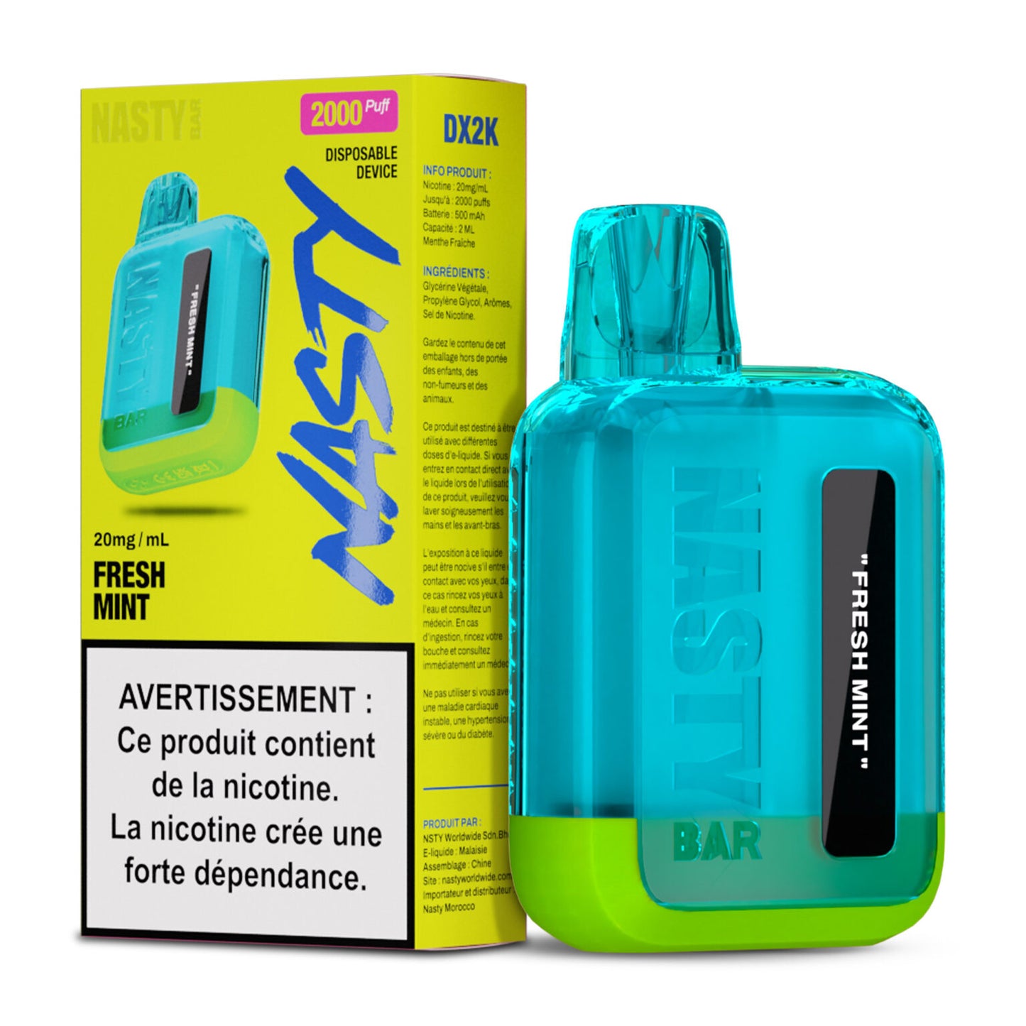 Nasty DX2K – Fresh Mint 20mg