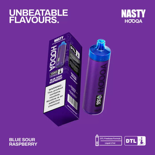 Nasty HOOQA 10K- Blue Sour Raspberry 3mg