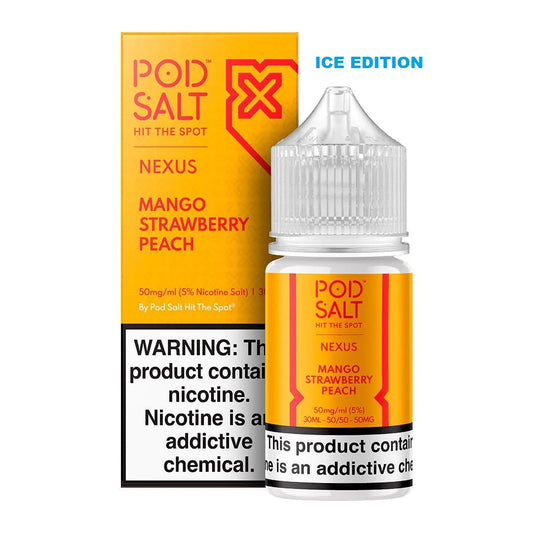 POD SALT NEXUS ICE MANGO STRAWBERRY PEACH 30ML