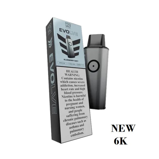 RECHARGE POD SALT EVOLVE 6K BLUEBERRY MIST