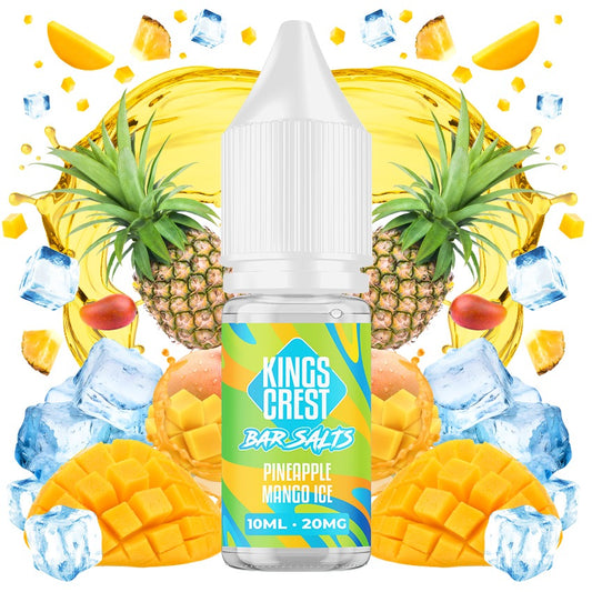Pineapple Mango Ice Salts 10ml by Kings Crest Bar Salts