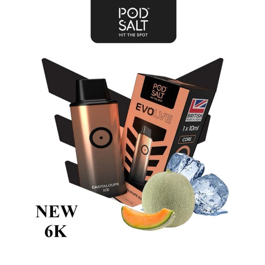 RECHARGE POD SALT EVOLVE 6K CANTALOUPE ICE