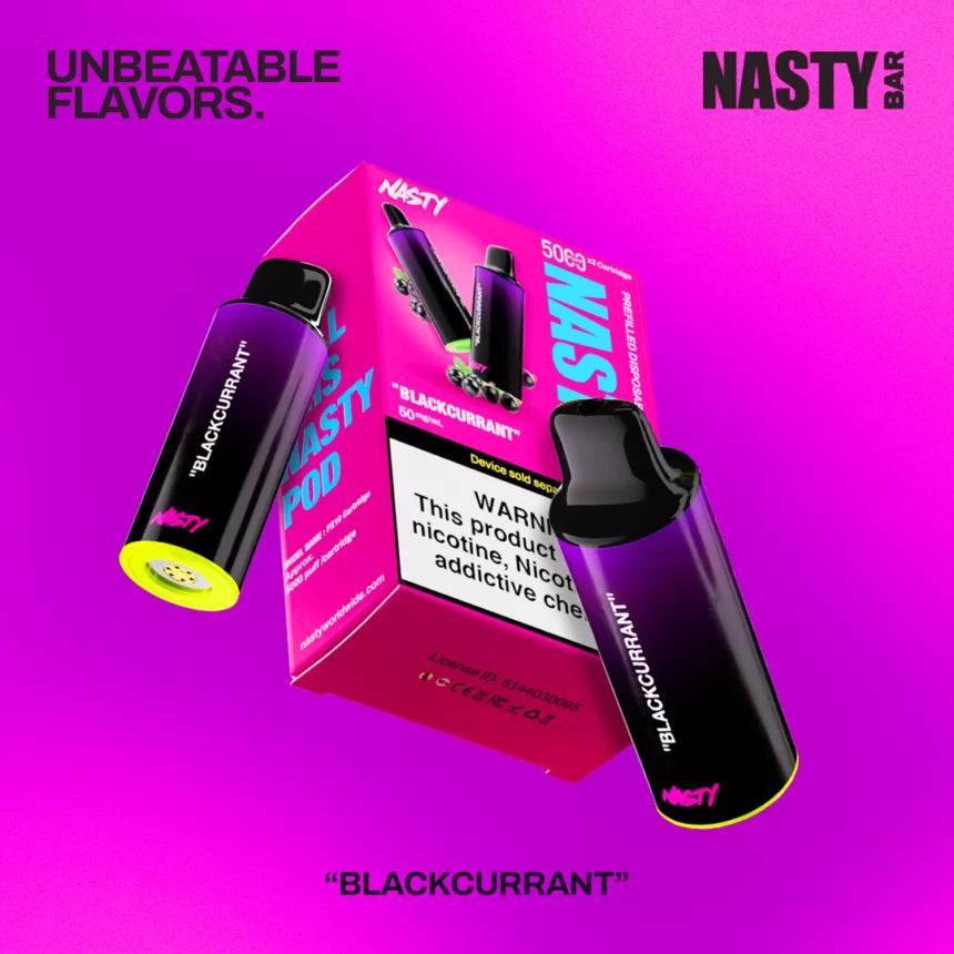 RECHARGE NASTY 5000 PUFFS BLACKCURRANT