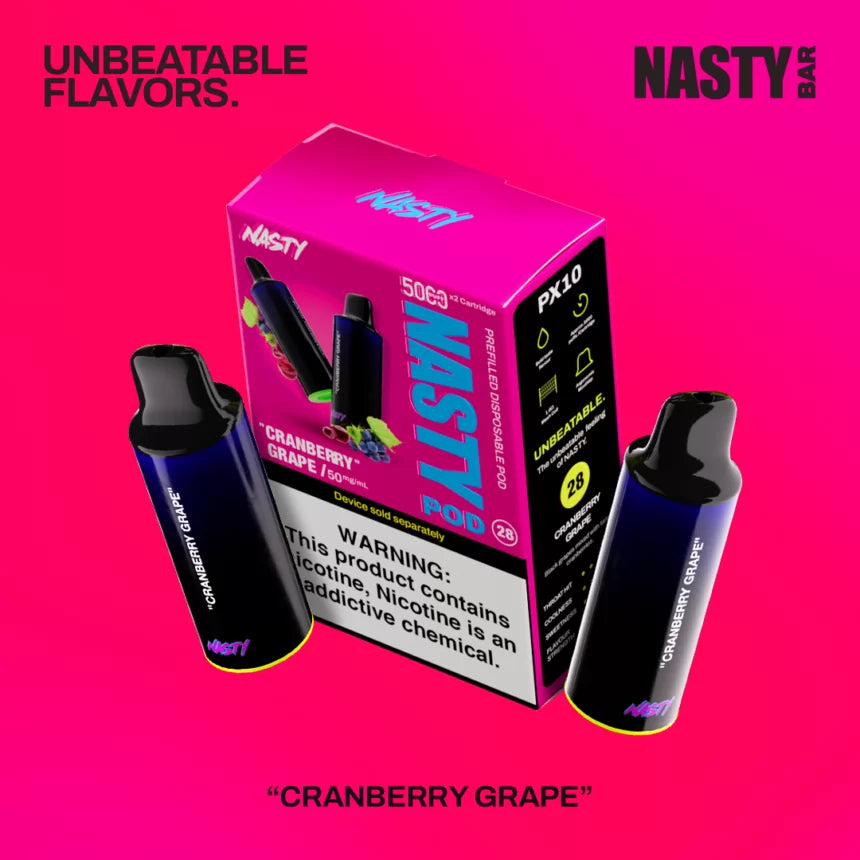 RECHARGE NASTY 5000 PUFFS CRANBERRY GRAPE