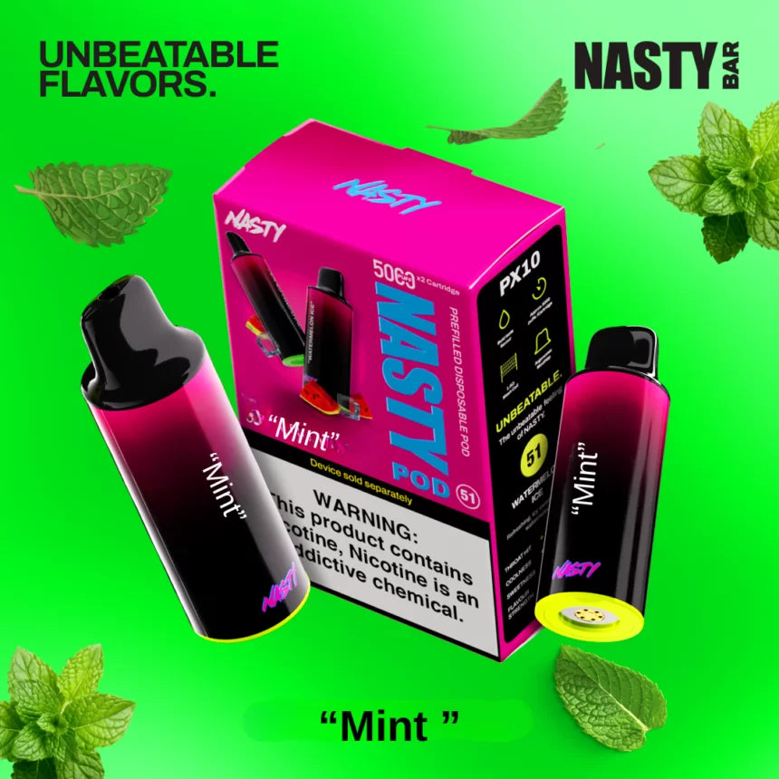 RECHARGE NASTY 5000 PUFFS MINT