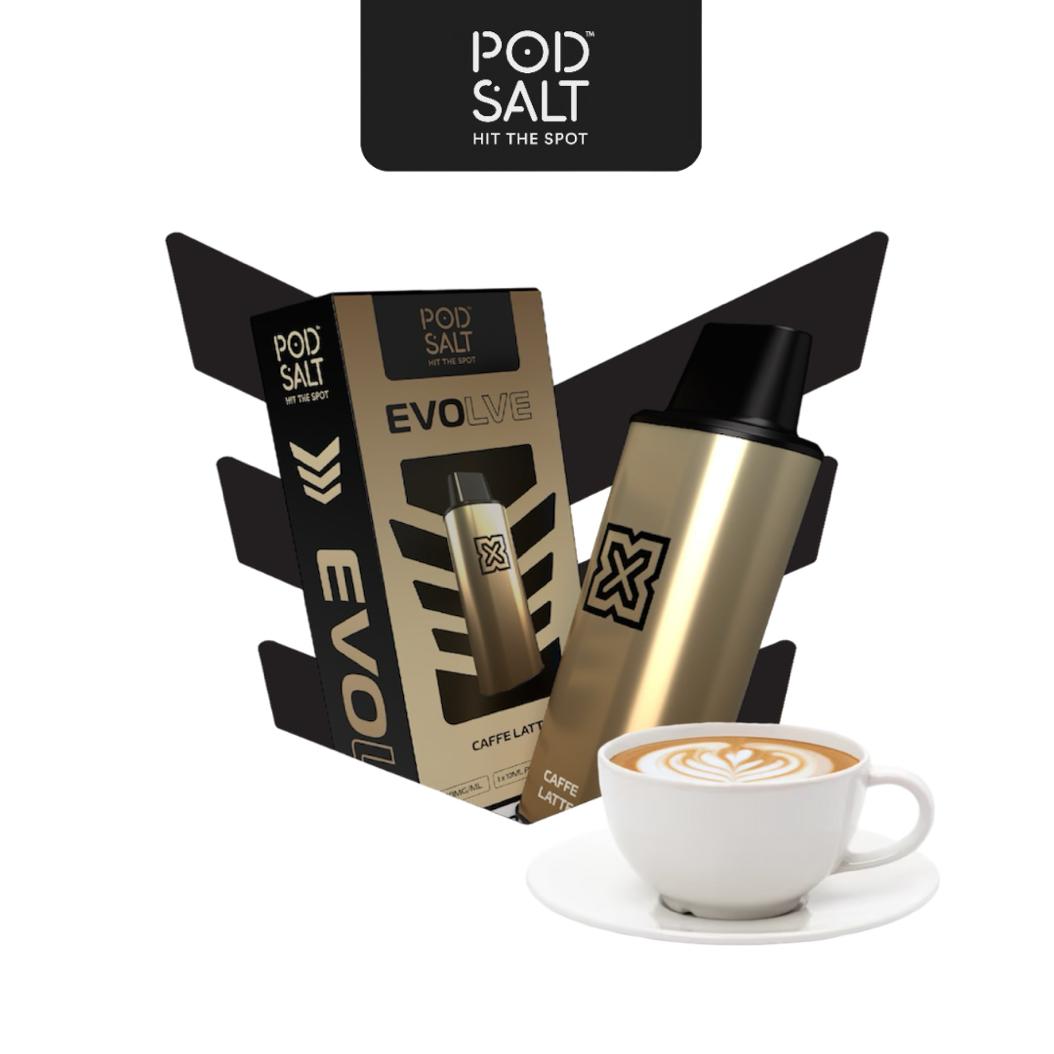 RECHARGE POD SALT EVOLVE 5000 PUFFS CAFFE LATTE