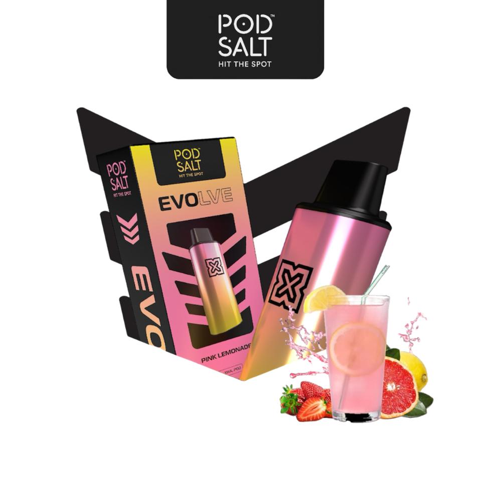 RECHARGE POD SALT EVOLVE 5000 PUFFS PINK LEMONADE