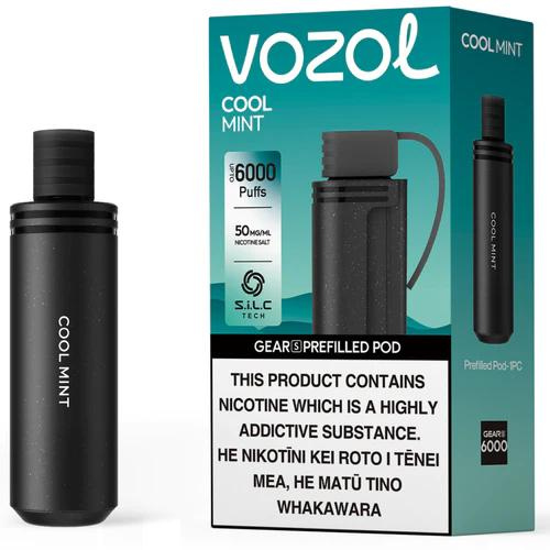 RECHARGE VOZOL GEAR S 6000 5% COOL MINT