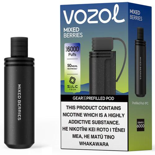 RECHARGE VOZOL GEAR S 6000 5% FOREST BERRY STORM