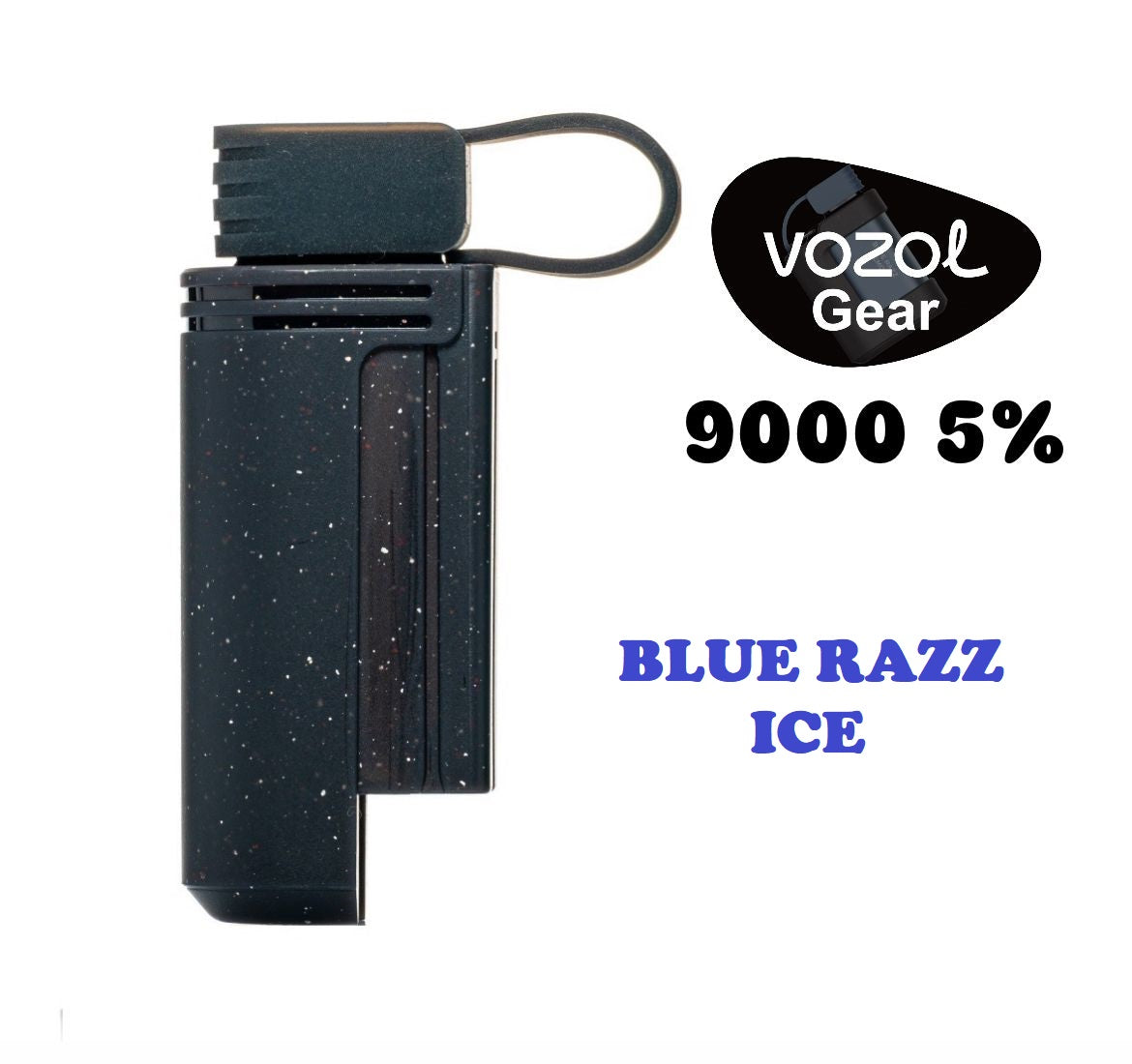 RECHARGE VOZOL GEAR S 9000 5% BLUE RAZZ ICE