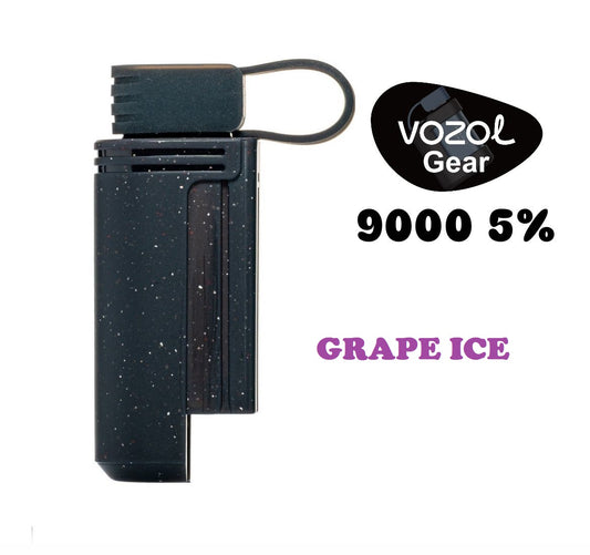 RECHARGE VOZOL GEAR S 9000 5% GRAPE ICE