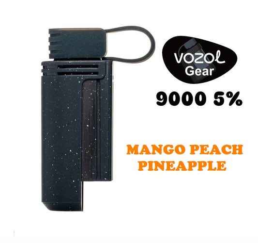 RECHARGE VOZOL GEAR S 9000 5% MANGO PEACH PINEAPPLE