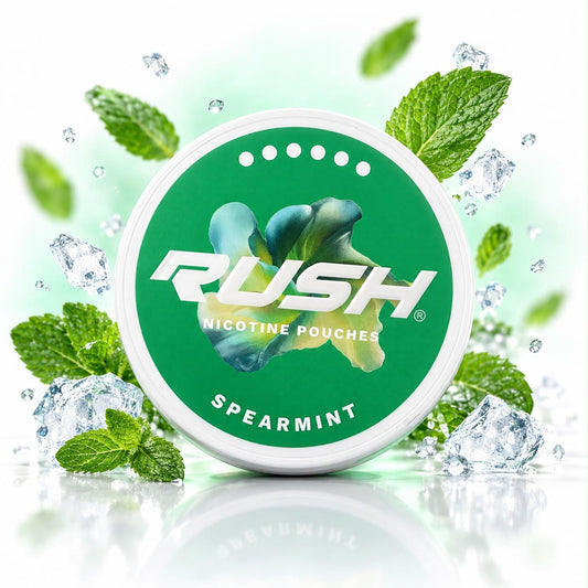 RUSH NICOTINE POUCHES 12MG - SPEARMINT