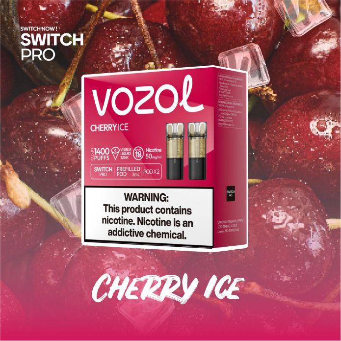 VOZOL SWITCH PRO 700 POD 5% CHERRY ICE