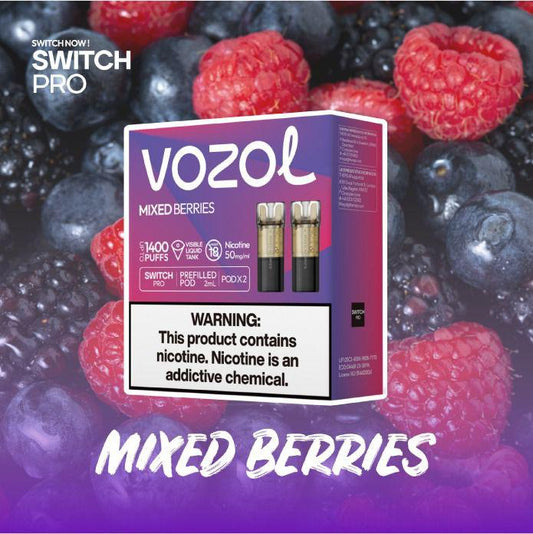 VOZOL SWITCH PRO 700 POD 5% MIXED BERRIES