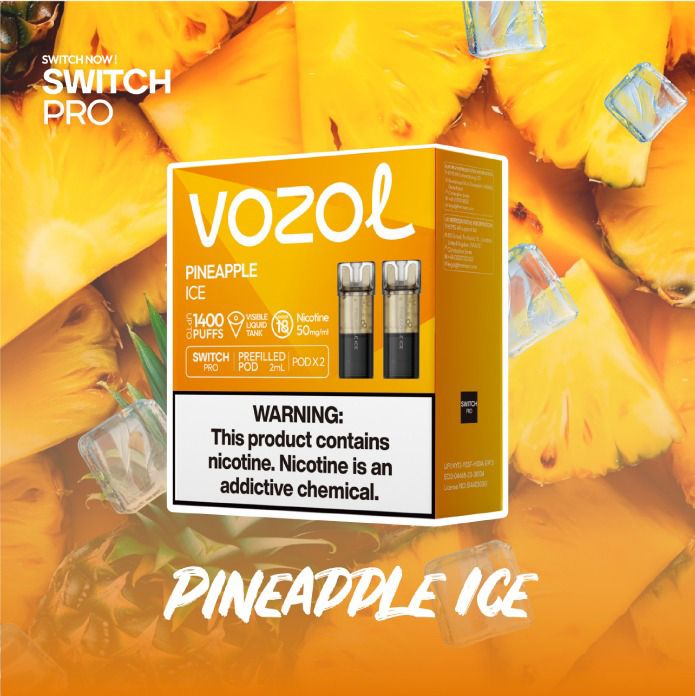 VOZOL SWITCH PRO 700 POD 5% PINEAPPLE ICE