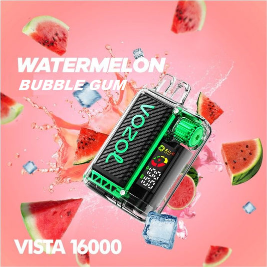 VOZOL VISTA 16000 PUFFS 5% WATERMELON BUBBLE GUM