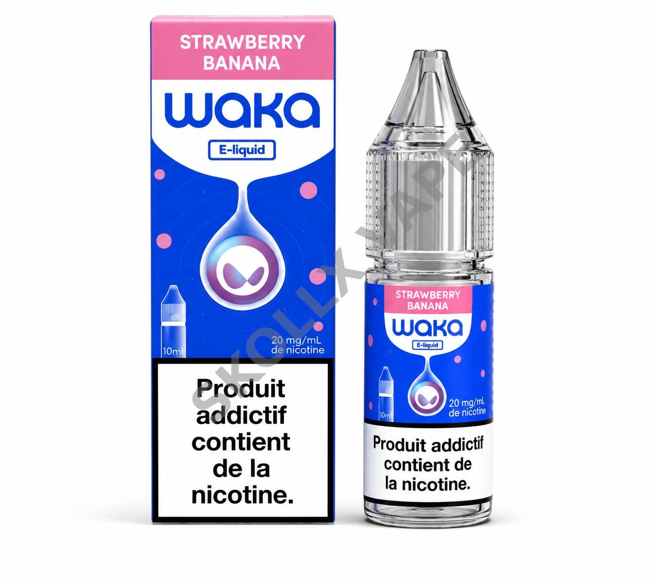 WAKA E-LIQUIDE 10ML - STRAWBERRY BANANA