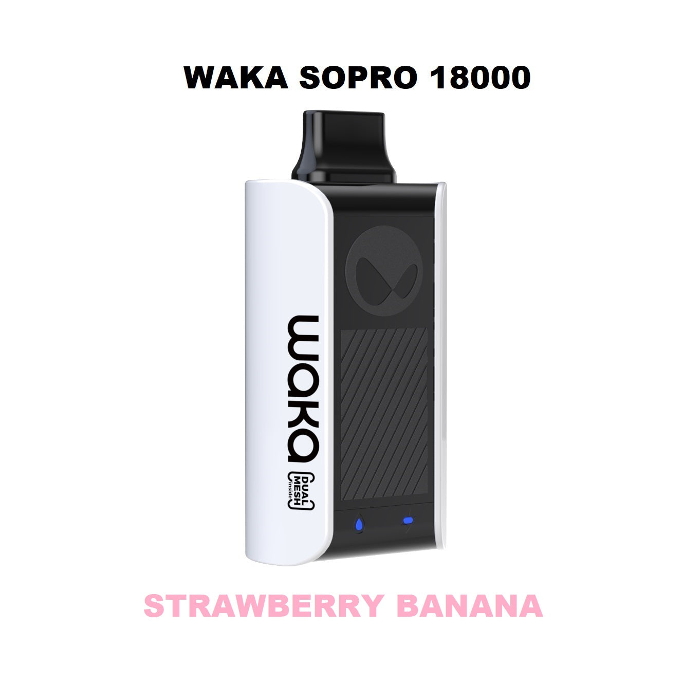 WAKA SOPRO 18000 PUFFS 5% STRAWBERRY BANANA