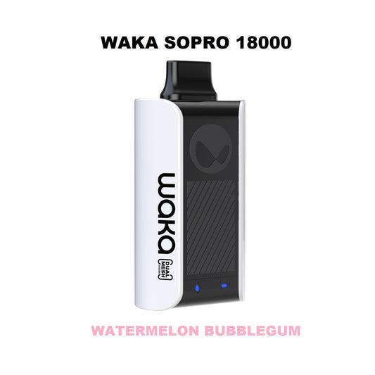 WAKA SOPRO 18000 PUFFS 5% WATERMELON BUBBLEGUM