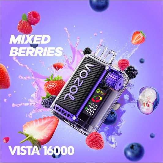 VOZOL VISTA 16000 PUFFS 5% MIXED BERRIES