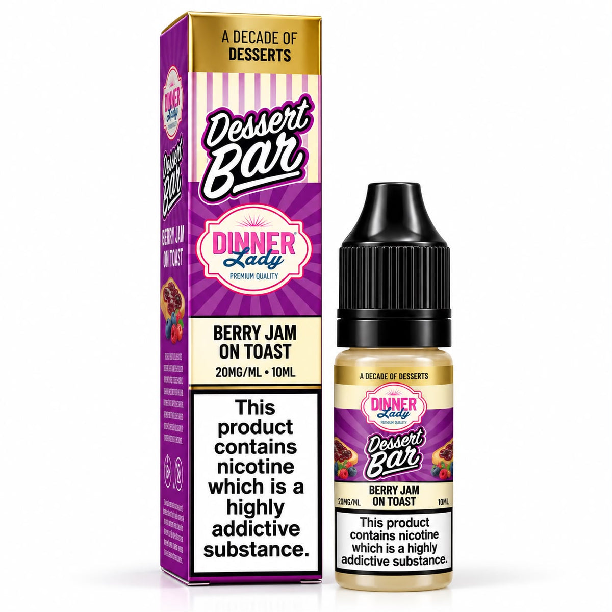 Dinner Lady - Berry Jam On Toast 10ml 20mg