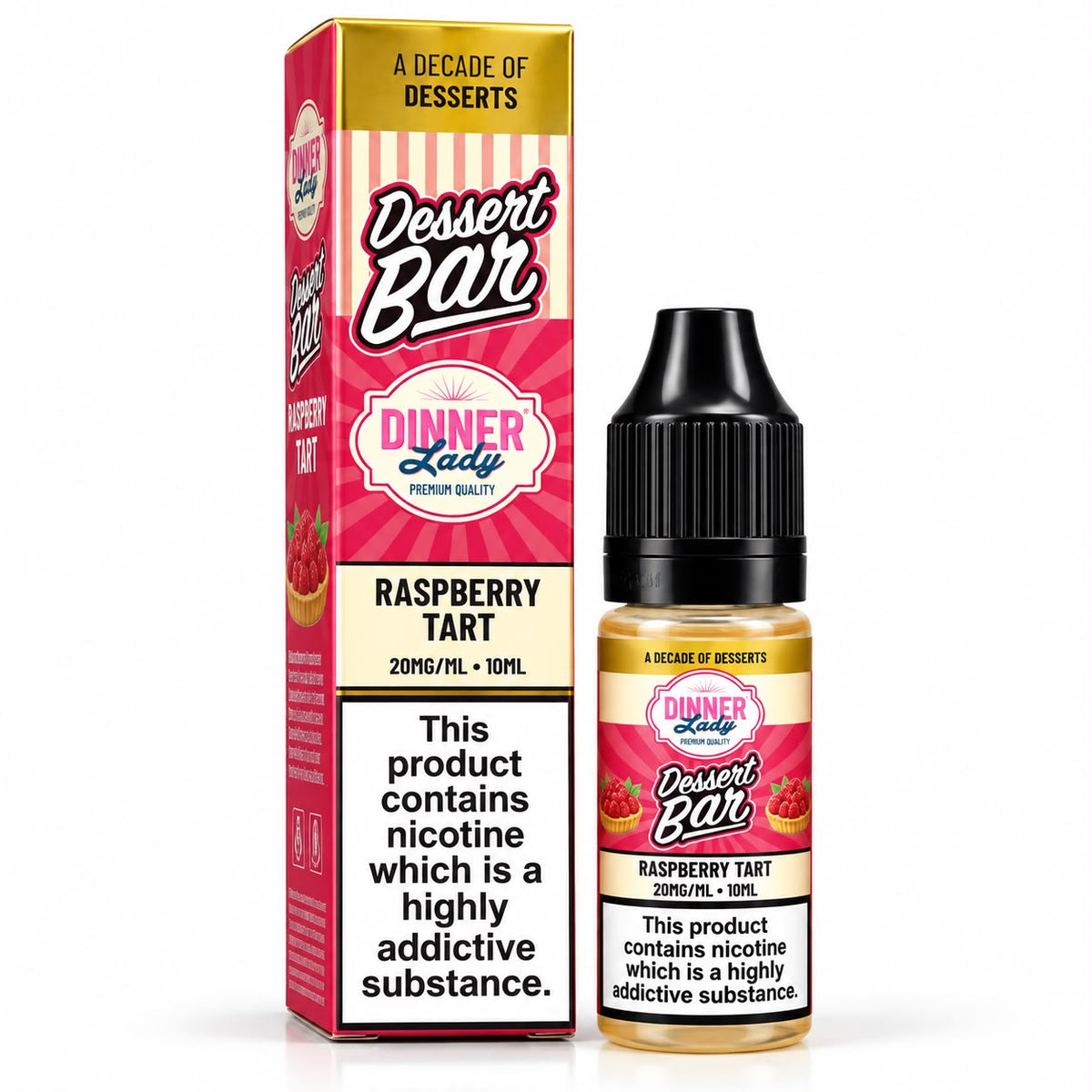 Dinner Lady - Raspberry Tart 10ml 20mg