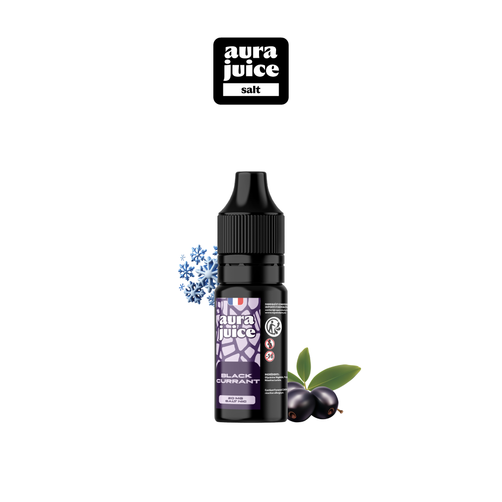 AURA JUICE SALT 20MG 10ML - BLACKCURRANT