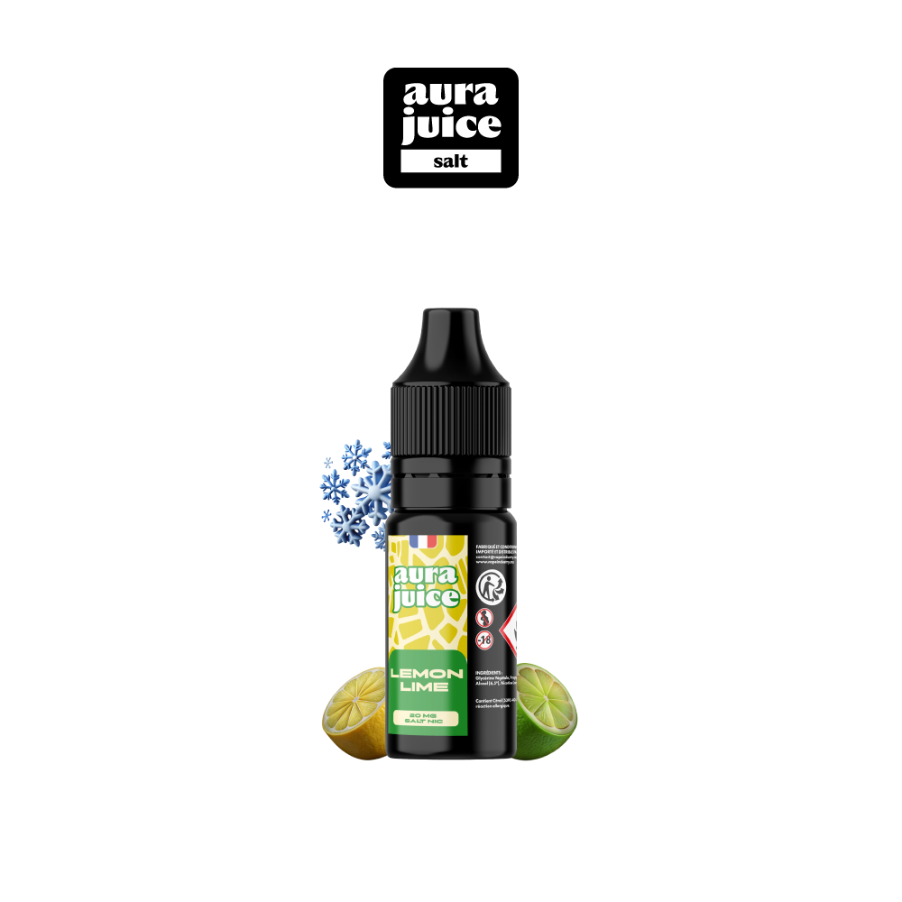 AURA JUICE SALT 20MG 10ML - LEMON LIME