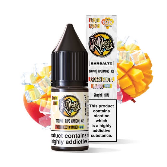 Ruthless BarSaltz 10ml - Frozen Exotic Mango 20mg