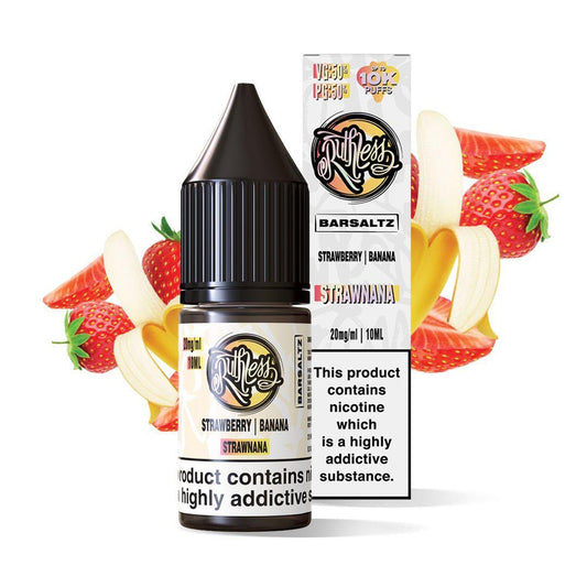 Ruthless BarSaltz 10ml - Strawnana 20mg