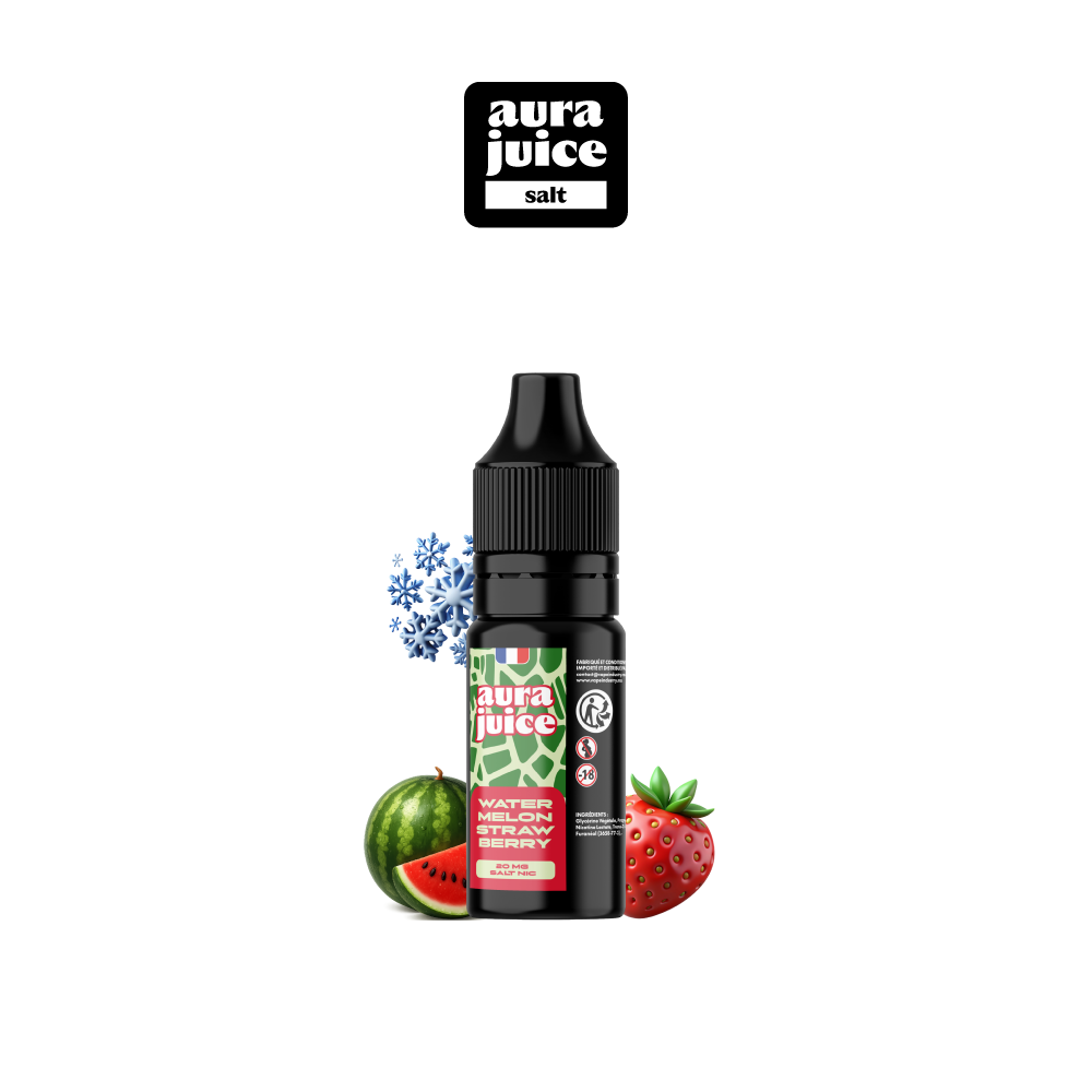 AURA JUICE SALT 20MG 10ML - WATERMELON STRAWBERRY